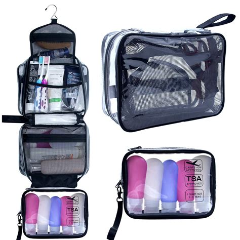 tsa approved hanging toiletry bag.